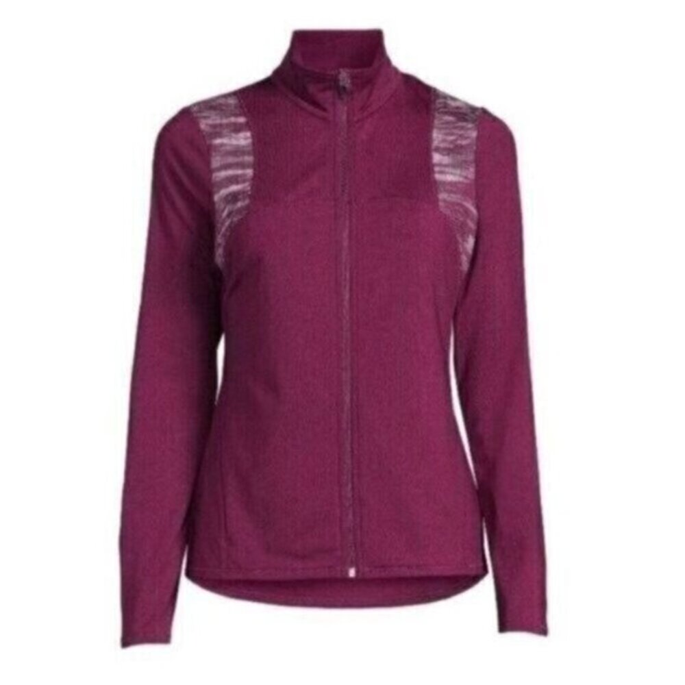 Avia Performance Zip Up Reflective Running Rain Jacket New